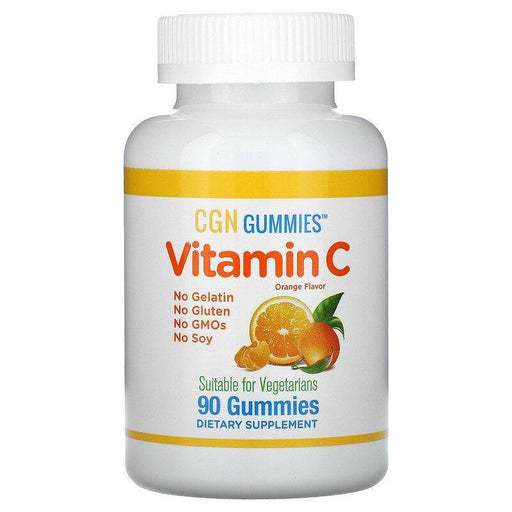 California Gold Nutrition, Vitamin C Gummies, Natural Orange Flavor, Gelatin Free, 90 Gummies - HealthCentralUSA