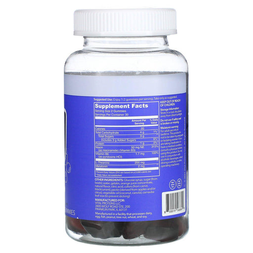 Vital Proteins, Sleep Gummies, Blueberry, 60 Gummies - HealthCentralUSA