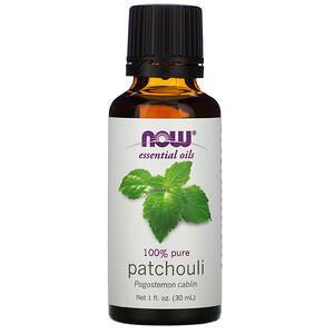 Now Foods, Essential Oils, Patchouli, 1 fl oz (30 ml) - HealthCentralUSA