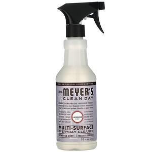 Mrs. Meyers Clean Day, Multi-Surface Everyday Cleaner, Lavender Scent, 16 fl oz (473 ml) - HealthCentralUSA