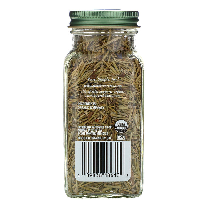 Simply Organic, Rosemary, 1.23 oz (35 g) - HealthCentralUSA