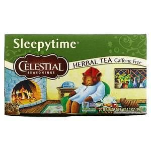 Celestial Seasonings, Herbal Tea, Sleepytime, Caffeine Free, 20 Tea Bags, 1.0 oz (29 g) - HealthCentralUSA