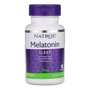 Natrol, Melatonin, 1 mg, 90 Tablets - HealthCentralUSA