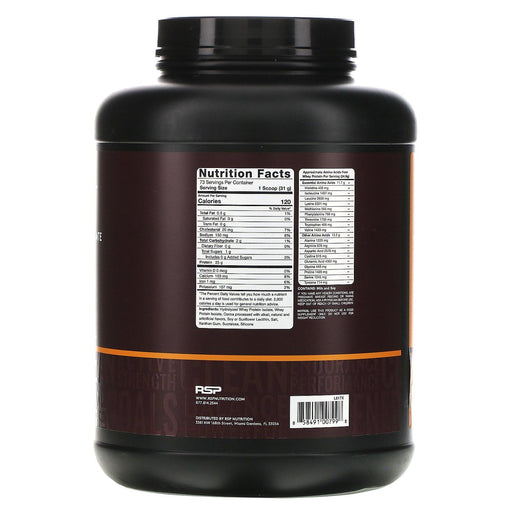 RSP Nutrition, IsoLean, Hydrolyzed Whey Isolate, EAAs & BCAAs, Chocolate, 5 lbs (2,268 g) - HealthCentralUSA