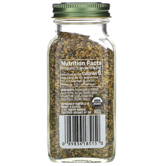 Simply Organic, Garlic Pepper, 3.73 oz (106 g) - HealthCentralUSA