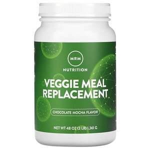MRM, Veggie Meal Replacement, Chocolate Mocha, 3 lb (1,361 g) - HealthCentralUSA