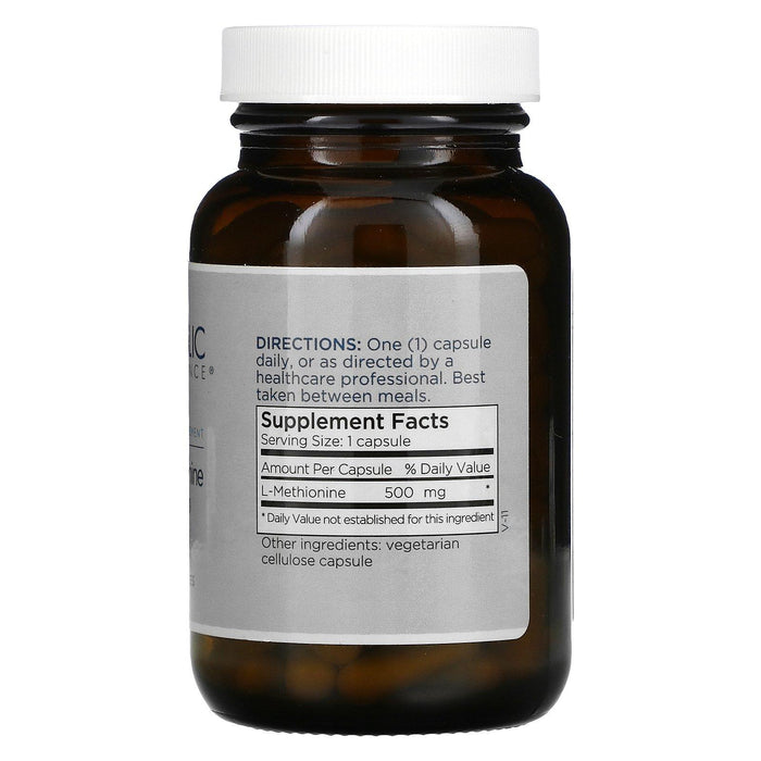 Metabolic Maintenance, L-Methionine, 500 mg, 100 Capsules - HealthCentralUSA