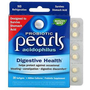 Enzymatic Therapy, Probiotic Pearls Acidophilus, 1 Billion, 30 Softgels - HealthCentralUSA