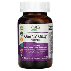 Pure Essence, One 'n' Only PreNatal, 30 Tablets - HealthCentralUSA