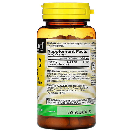Mason Natural, Vitamin C, 1,000 mg, 90 Tablets - HealthCentralUSA