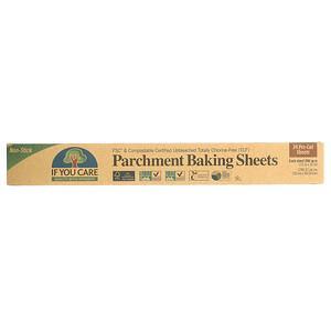 If You Care, Parchment Baking Sheets, 24 Pre-Cut Sheets, 200 sq in (13 in x 16 in) Each - HealthCentralUSA