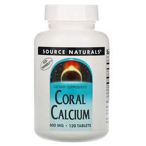 Source Naturals, Coral Calcium, 600 mg, 120 Tablets - HealthCentralUSA