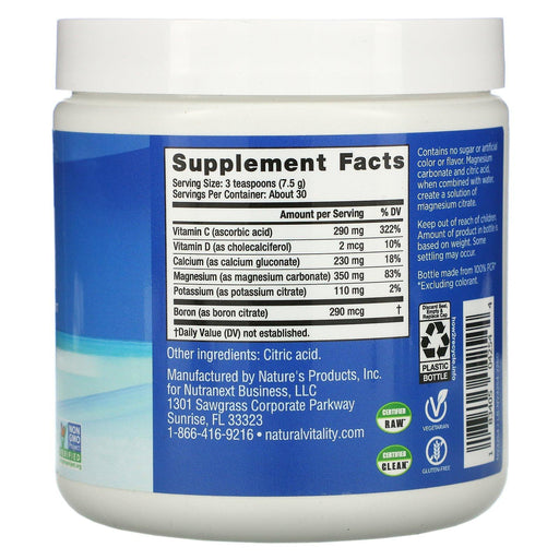 Natural Vitality, Calm, The Anti-Stress Drink Mix Plus Calcium, Original (Unflavored), 8 oz (226 g) - HealthCentralUSA