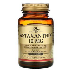 Solgar, Astaxanthin, 10 mg, 30 Softgels - HealthCentralUSA