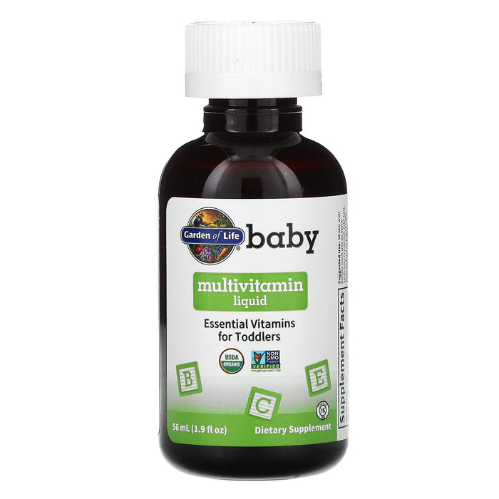 Garden of Life, Baby, Multivitamin Liquid, 1.9 fl oz ( 56 ml) - HealthCentralUSA