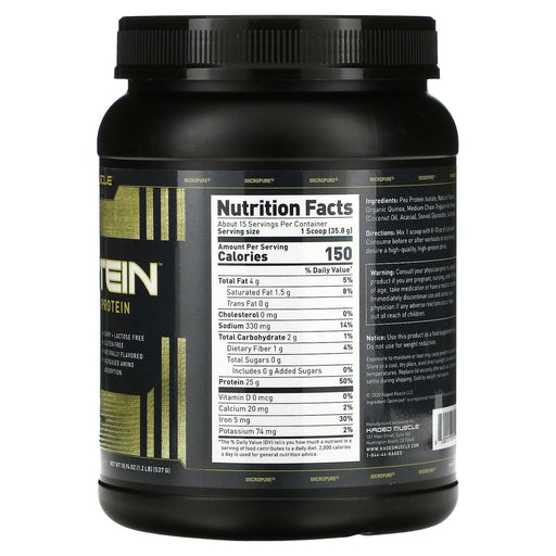 Kaged Muscle, Plantein, Premium Vegan Protein, Cinnamon Roll, 1.2 lb (537 g) - HealthCentralUSA