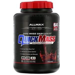 ALLMAX Nutrition, QuickMass, Rapid Mass Gain Catalyst, Chocolate, 6 lbs (2.72 kg) - HealthCentralUSA