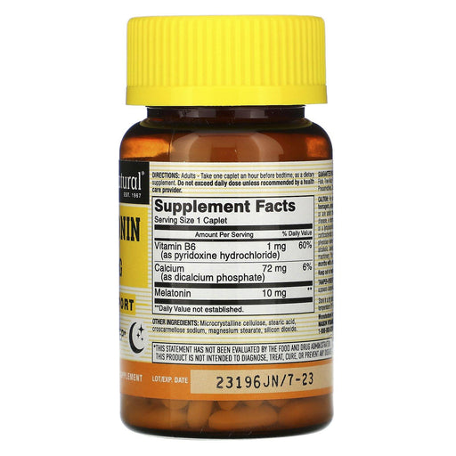 Mason Natural, Melatonin, 10 mg, 60 Caplets - HealthCentralUSA