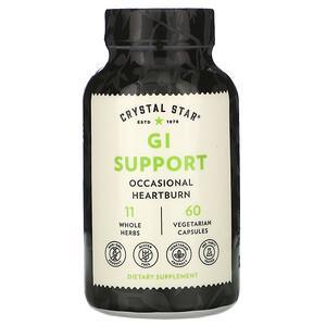 Crystal Star, GI Support, 60 Vegetarian Capsules - HealthCentralUSA