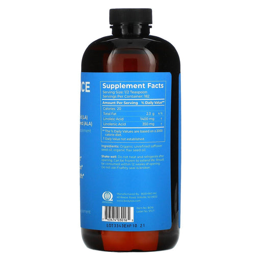 BodyBio, Balance Oil, Organic Linoleic Acid and Linolenic Acid Blend, 16 fl oz (473 ml) - HealthCentralUSA