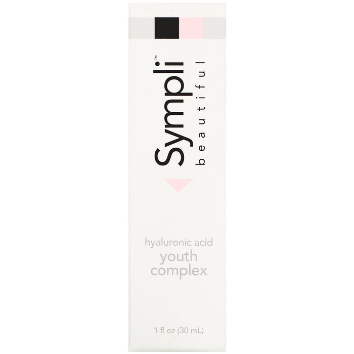 Sympli Beautiful, Hyaluronic Acid Youth Complex Serum, 1 fl oz (30 ml) - HealthCentralUSA