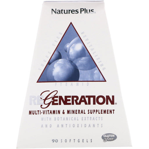 Nature's Plus, Regeneration, Multi-Vitamin & Mineral Supplement, 90 Softgels - HealthCentralUSA