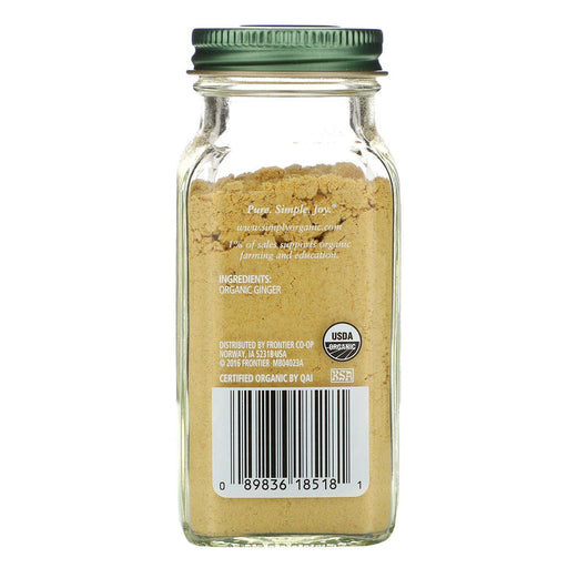 Simply Organic, Ginger, 1.64 oz (46 g) - HealthCentralUSA