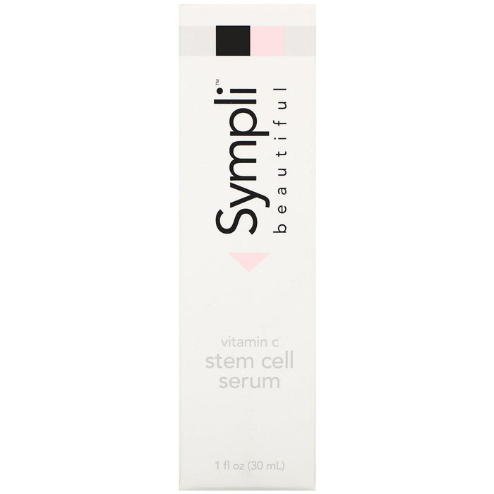 Sympli Beautiful, Vitamin C Stem Cell Serum, 1 fl oz (30 ml) - HealthCentralUSA