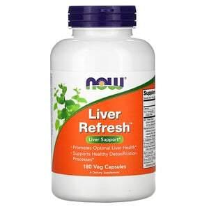 Now Foods, Liver Refresh, 180 Veg Capsules - HealthCentralUSA