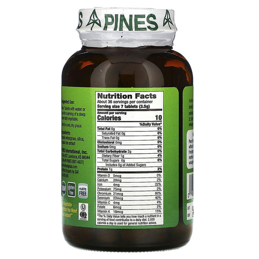 Pines International, Wheat Grass, 500 mg, 250 Tablets - HealthCentralUSA