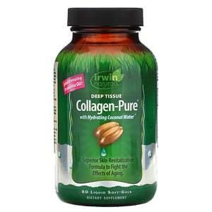 Irwin Naturals, Collagen-Pure, Deep Tissue, 80 Liquid Soft-Gels - HealthCentralUSA