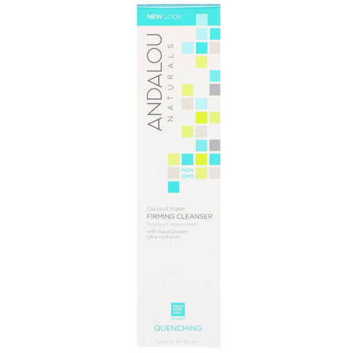 Andalou Naturals, Coconut Water Firming Cleanser, Quenching, 5.5 fl oz (163 ml) - HealthCentralUSA