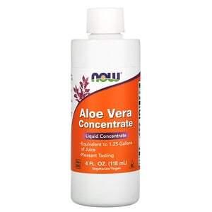 Now Foods, Aloe Vera Concentrate, 4 fl oz (118 ml) - HealthCentralUSA