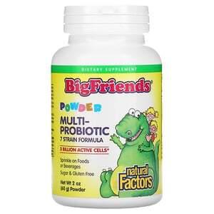 Natural Factors, BigFriends, Multi-Probiotic Powder, 3 Billion, 2 oz (60 g) - HealthCentralUSA