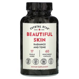 Crystal Star, Beautiful Skin, 60 Vegetarian Capsules - HealthCentralUSA