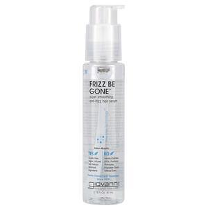 Giovanni, Frizz Be Gone, Super Smoothing, Anti-Frizz Hair Serum, 2.75 fl oz (81 ml) - HealthCentralUSA