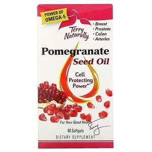 Terry Naturally, Pomegranate Seed Oil, 60 Softgels - HealthCentralUSA