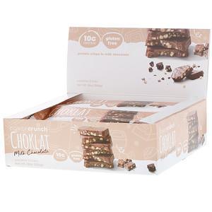 BNRG, Power Crunch Protein Energy Bar, Choklat, Milk Chocolate, 12 Bars, 1.5 oz (42 g) Each - HealthCentralUSA