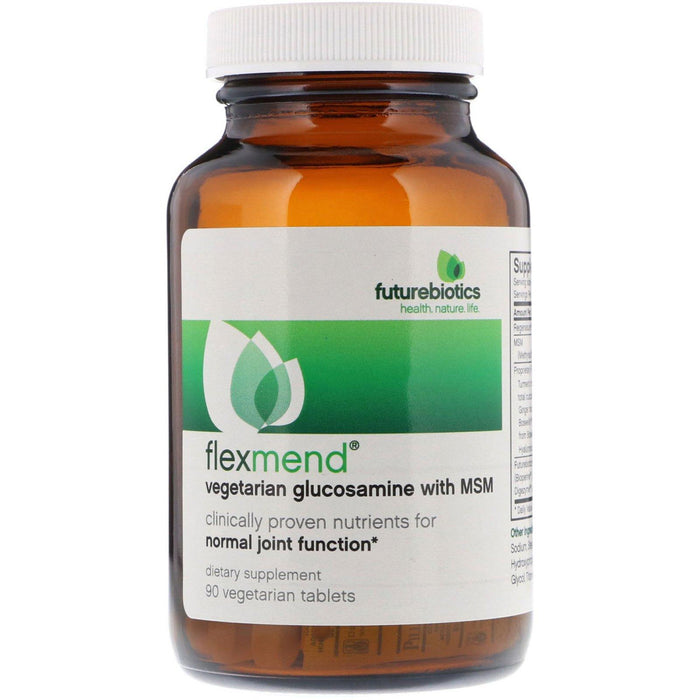 FutureBiotics, FlexMend, Vegetarian Glucosamine with MSM, 90 Vegetarian Tablets - HealthCentralUSA