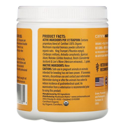 Canine Matrix, Joint, Organic Mushroom Powder, 7.1 oz (200 g) - HealthCentralUSA