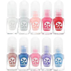 SuncoatGirl, Water-Based Nail Polish Kit, Flare & Fancy, 10 Pieces - HealthCentralUSA