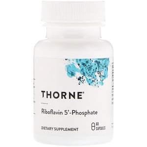 Thorne Research, Riboflavin 5' Phosphate, 60 Capsules - HealthCentralUSA