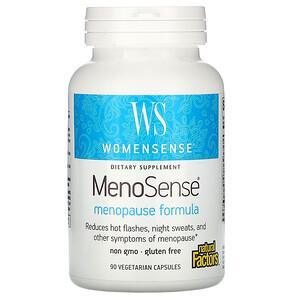 Natural Factors, WomenSense, MenoSense, Menopause Formula, 90 Vegetarian Capsules - HealthCentralUSA