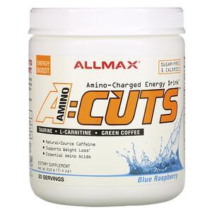 ALLMAX Nutrition, ACUTS, Amino-Charged Energy Drink, Blue Raspberry, 7.4 oz (210 g) - HealthCentralUSA
