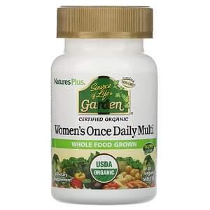 Nature's Plus, Source of Life Garden, Women's Once Daily Multi, 30 Vegan Tablets - HealthCentralUSA