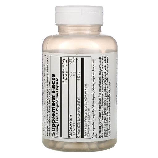 KAL, Chitosan, 750 mg, 120 Vegetarian Capsules - HealthCentralUSA