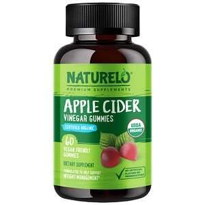 NATURELO, Apple Cider Vinegar Gummies, 60 Vegan Friendly Gummies - HealthCentralUSA