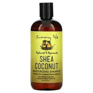 Sunny Isle, Shea Coconut Moisturizing Shampoo with Jamaican Black Castor Oil, 12 fl oz - HealthCentralUSA