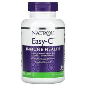 Natrol, Easy-C, Immune Health, 120 Capsules - HealthCentralUSA