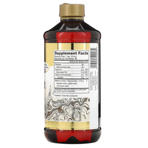 Buried Treasure, Liquid Nutrients, Coconut Oil, 16 fl oz (473 ml) - HealthCentralUSA